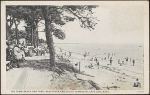 The town beach and park, Bass River and South Yarmouth, Cape Cod, Mass.