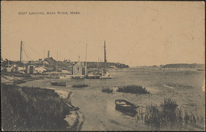 Boat landing, Bass River, Mass.