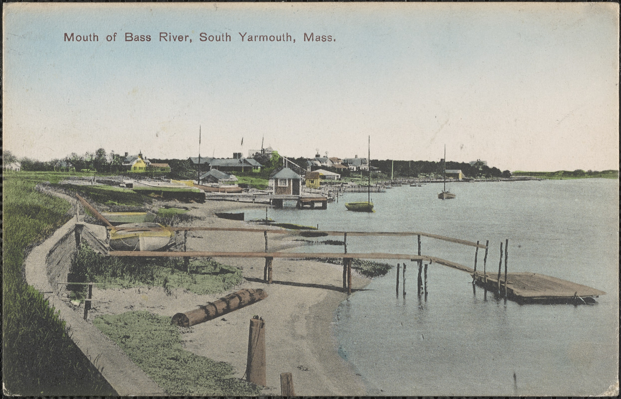 Mouth of the Bass River, South Yarmouth, Mass. Digital Commonwealth