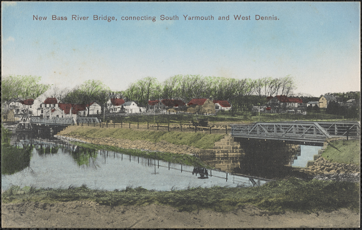 New Bass River bridge connecting South Yarmouth and West Dennis