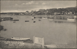 A view of Bass River from West Dennis, Cape Cod, Mass.