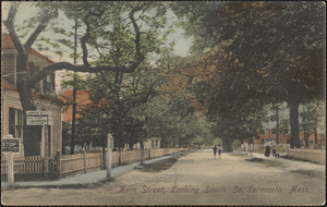 Main Street, looking south, South Yarmouth, Mass.