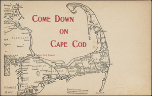 Come down on Cape Cod map
