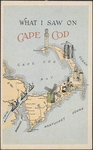 What I saw on Cape Cod map