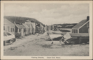 Fishing shacks, Cape Cod, Mass.