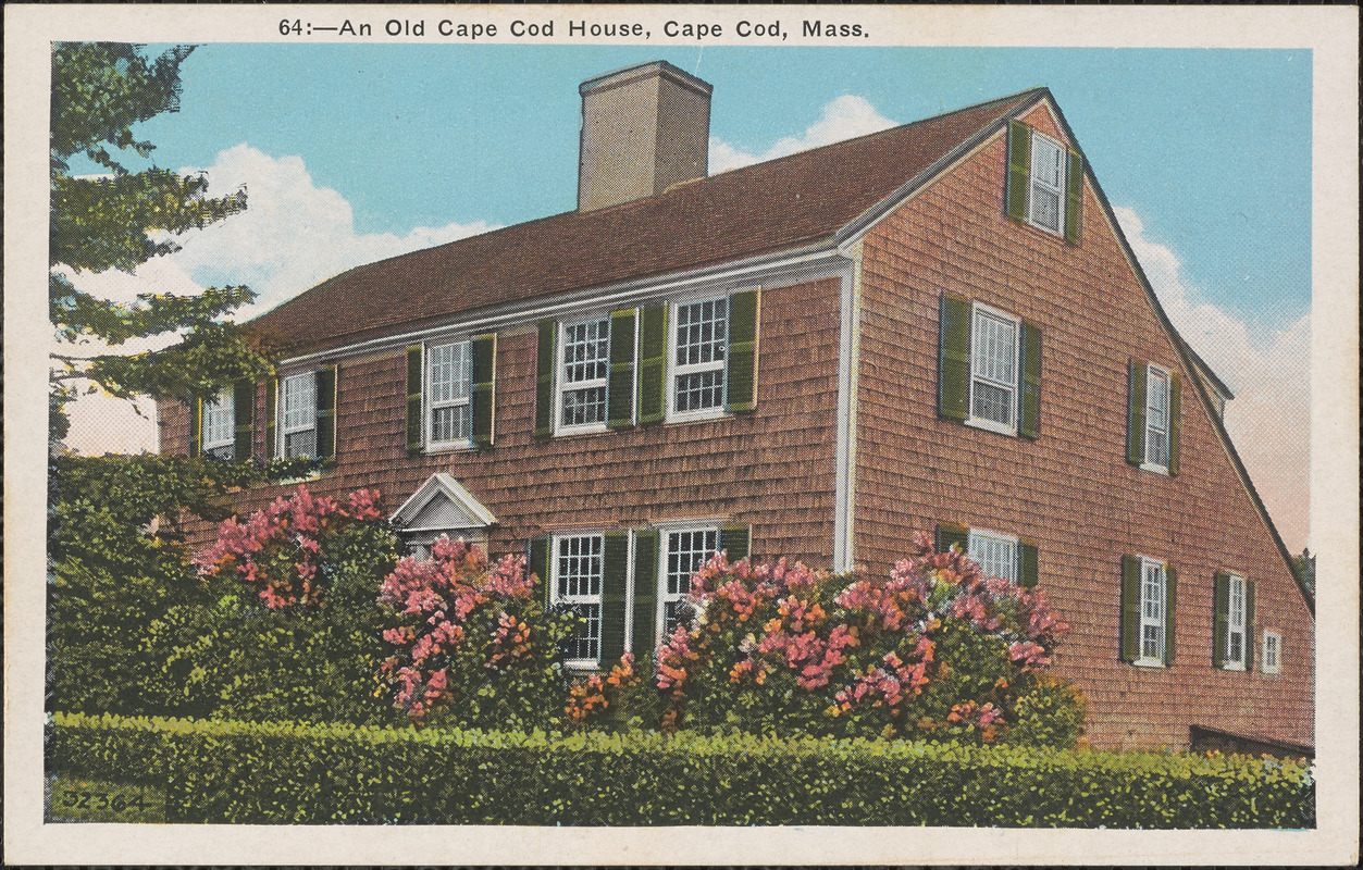 An old Cape Cod house, Dillingham House, Brewster, Mass. Digital