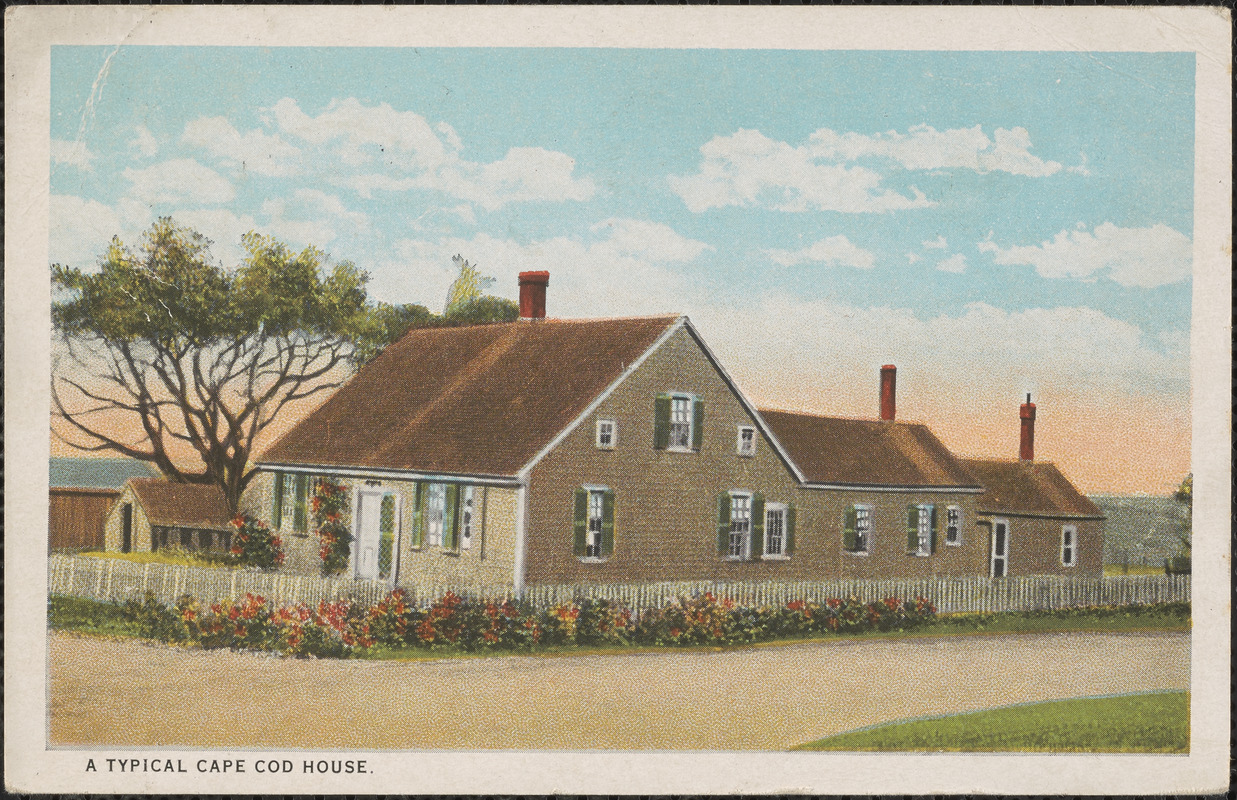 A Typical Cape Cod House Digital Commonwealth   Image Access 800 