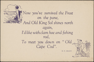 Poem Old Cape Cod by H. E. Brady