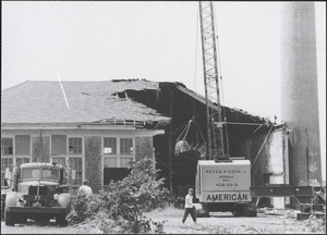 Demolition of the Bay State Freezer Company, 111 Wharf Ave., Yarmouth Port, Mass.