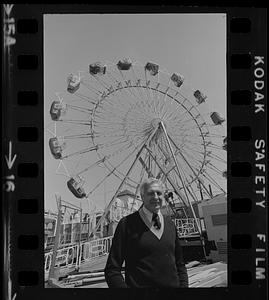 Roger Shaheen with Ferris wheel in background