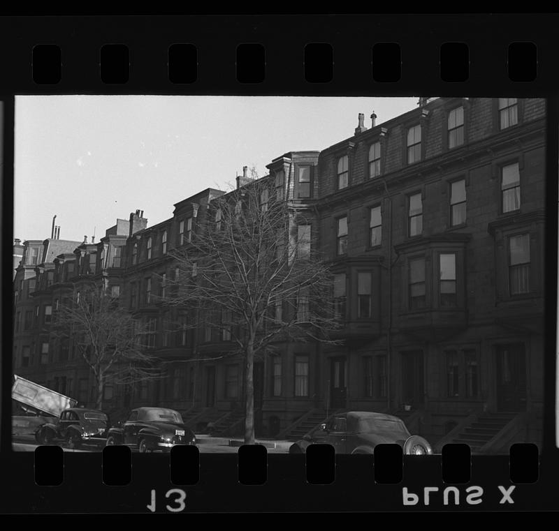 Beacon Street, Boston, Massachusetts, between Exeter Street and Fairfield Street