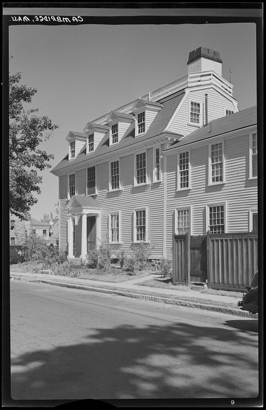 House viewed from street, Cambridge