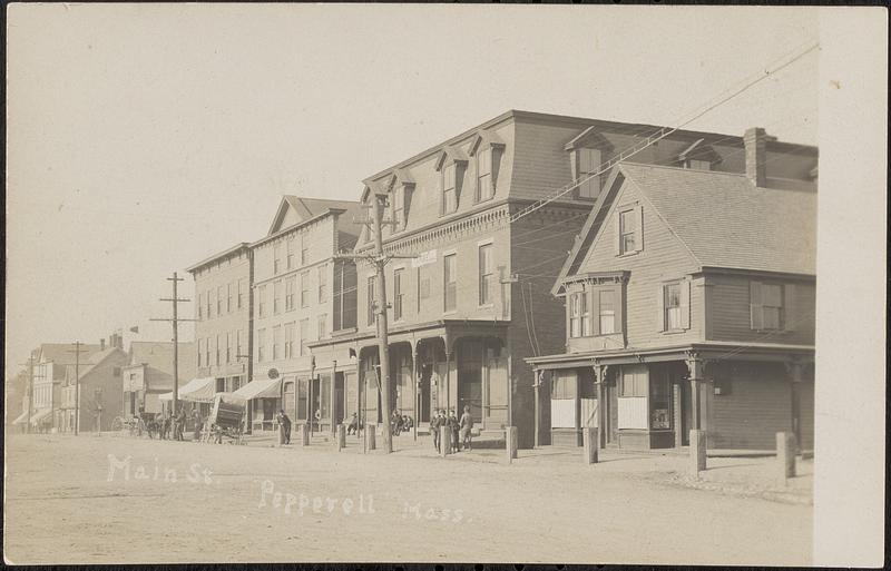 Railroad Square looking west