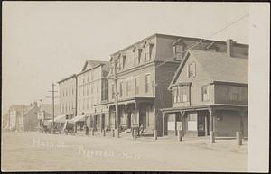 Railroad Square looking west