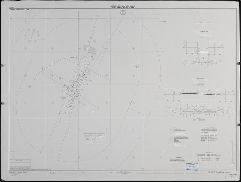 Airport obstruction chart, OC 5001, Bethel Airport, Bethel, Alaska
