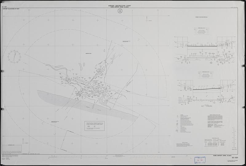 Airport obstruction chart, OC 1231, Nome Airport, Nome, Alaska