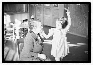 Mabel Adams, principal of Horace Mann School