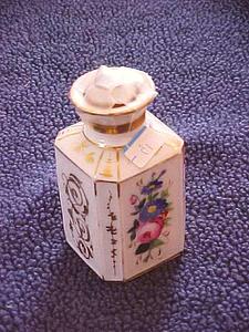 Paris porcelain cologne bottle