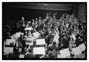 Harvard & Radcliffe Glee Clubs symphony Woodworth conducting, Symphony Hall