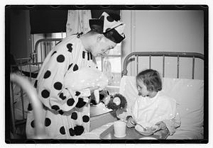 Harry W. Syer magician at Children's Hospital