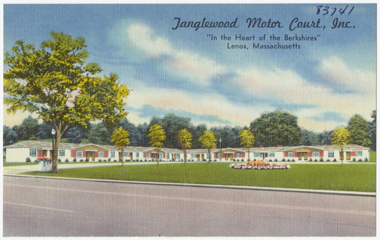 Tanglewood Motor Court, Inc., "In the heart of the Berkshires",  Lenox, Mass.
