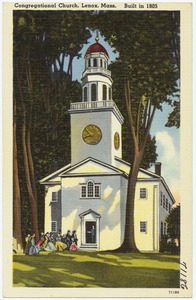 Congregational Church, Lenox, Mass., built in 1805
