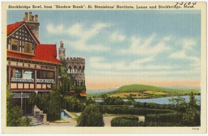 Stockbridge Bowl, from "Shadow Brook", St. Stanislaus' Novitiate, Lenox and Stockbridge, Mass.