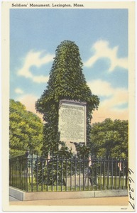 Soldiers' Monument, Lexington, Mass.