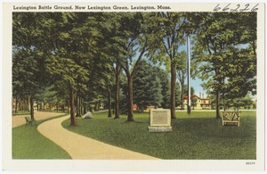 Lexington Battle Ground, now Lexington Green, Lexington, Mass.
