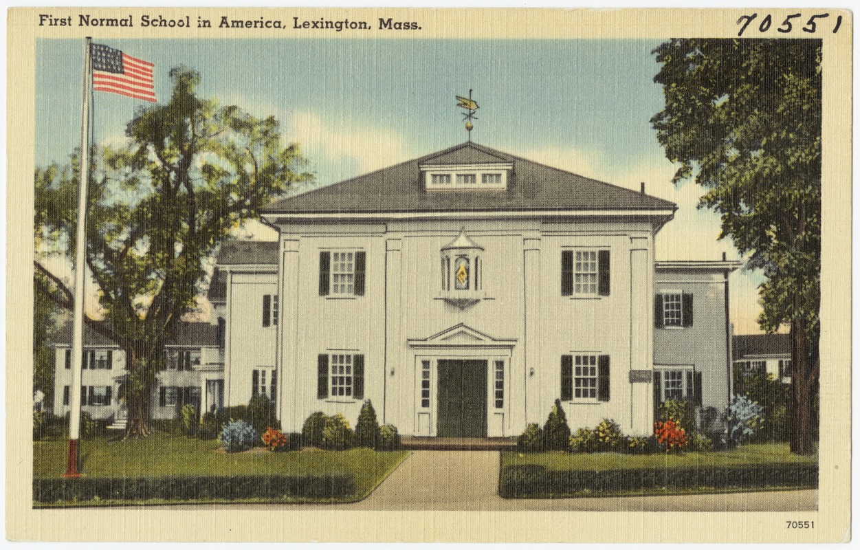 First normal school in America, Lexington, Mass. Digital Commonwealth