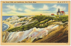 Gay Head Cliffs and Lighthouse, Gay Head, Mass.