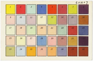 How to use color chart