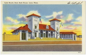 Lynn Beach, State Bath House, Lynn, Mass.
