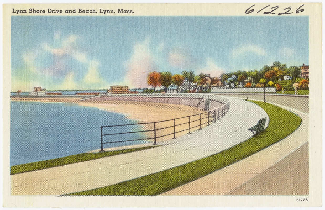 Lynn Shore Drive and beach, Lynn, Mass.