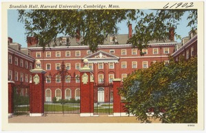 Standish Hall, Harvard University, Cambridge, Mass.