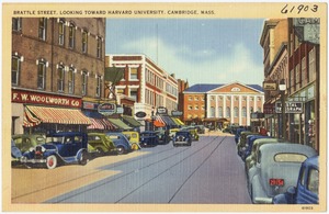 Brattle Street, looking toward Harvard University, Cambridge, Mass.