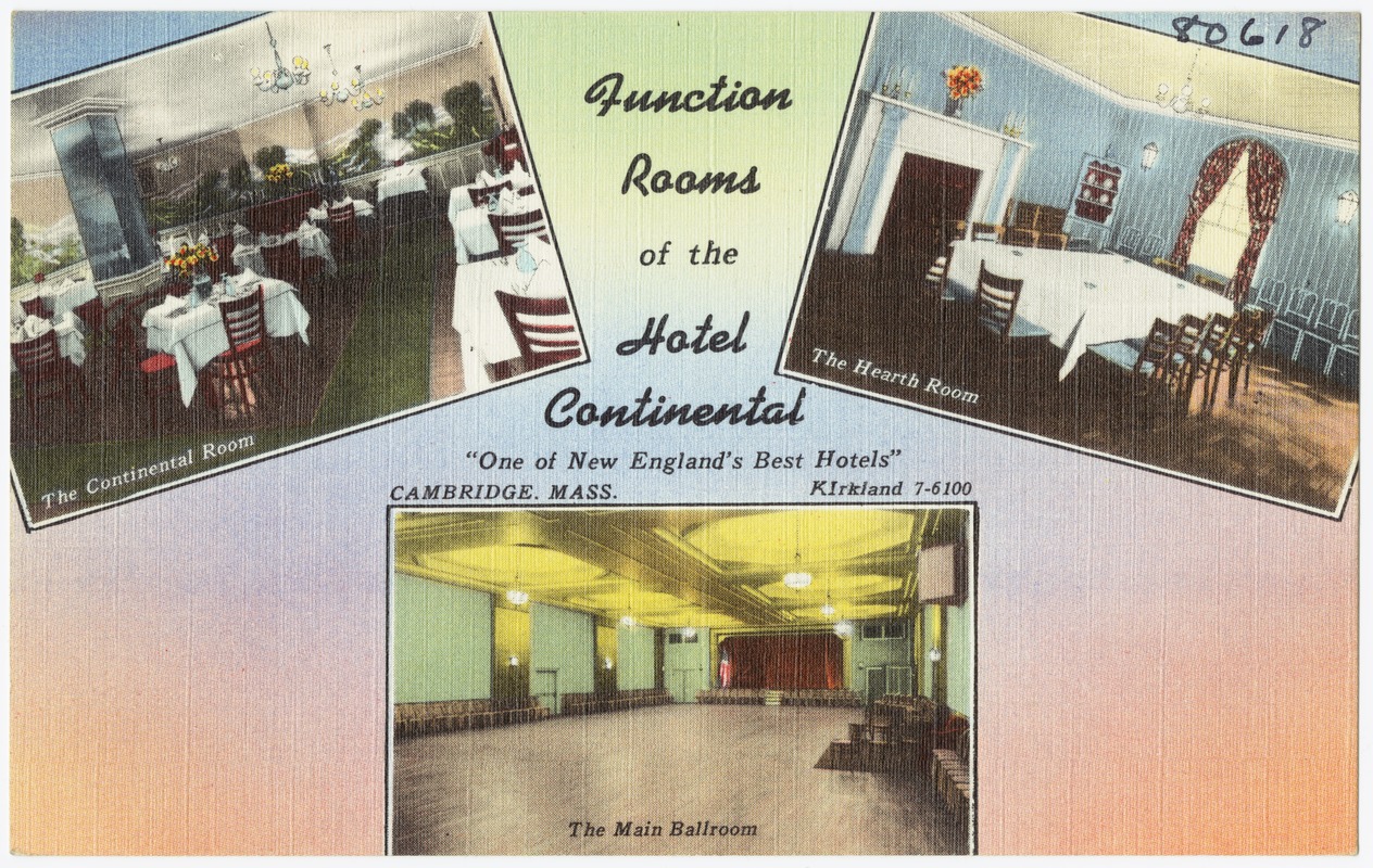 Function Rooms of the Hotel Continental