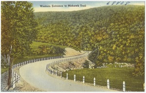 Western entrance to Mohawk Trail