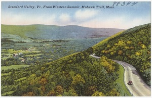 Stamford Valley, Vt., From Western Summit, Mohawk Trail, Mass.