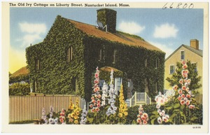 The old Ivy cottage on Liberty Street, Nantucket Island, Mass.