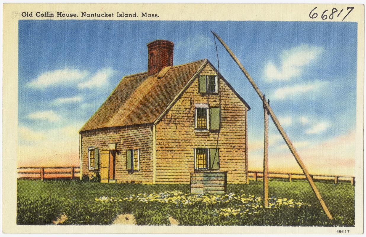 Old Coffin House, Nantucket Island, Mass.