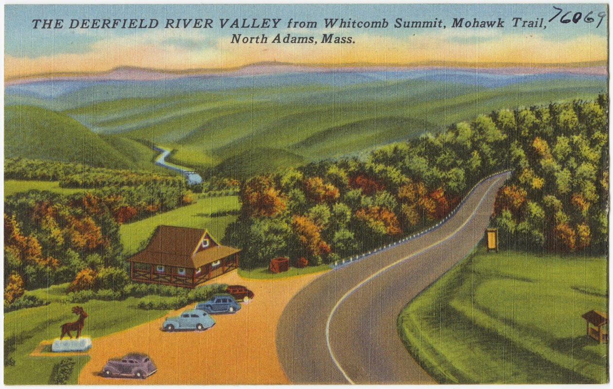 The Deerfield River Valley from Whitcomb Summit, Mohawk Trail, North Adams, Mass.