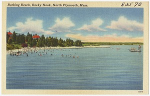 Bathing beach, Rocky Nook, North Plymouth, Mass.