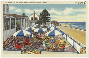 "The Deck" -- Cliff Hotel, North Scituate Beach, Mass.