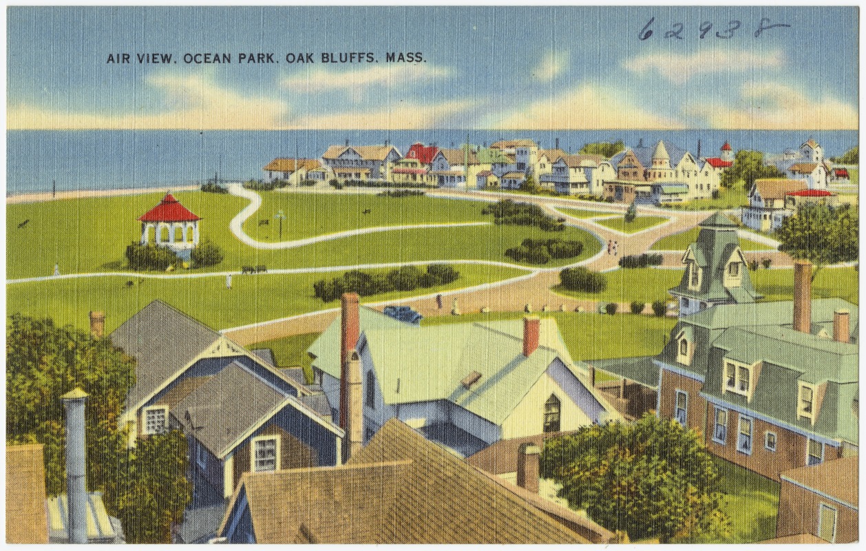 Air view, Ocean Park, Oak Bluffs, Mass.
