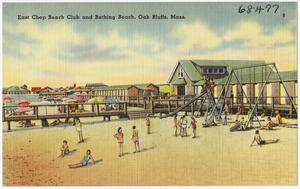 East Chop Beach Club and bathing beach, Oak Bluffs, Mass.