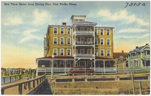 Sea View Hotel, from diving pier, Oak Bluffs, Mass.