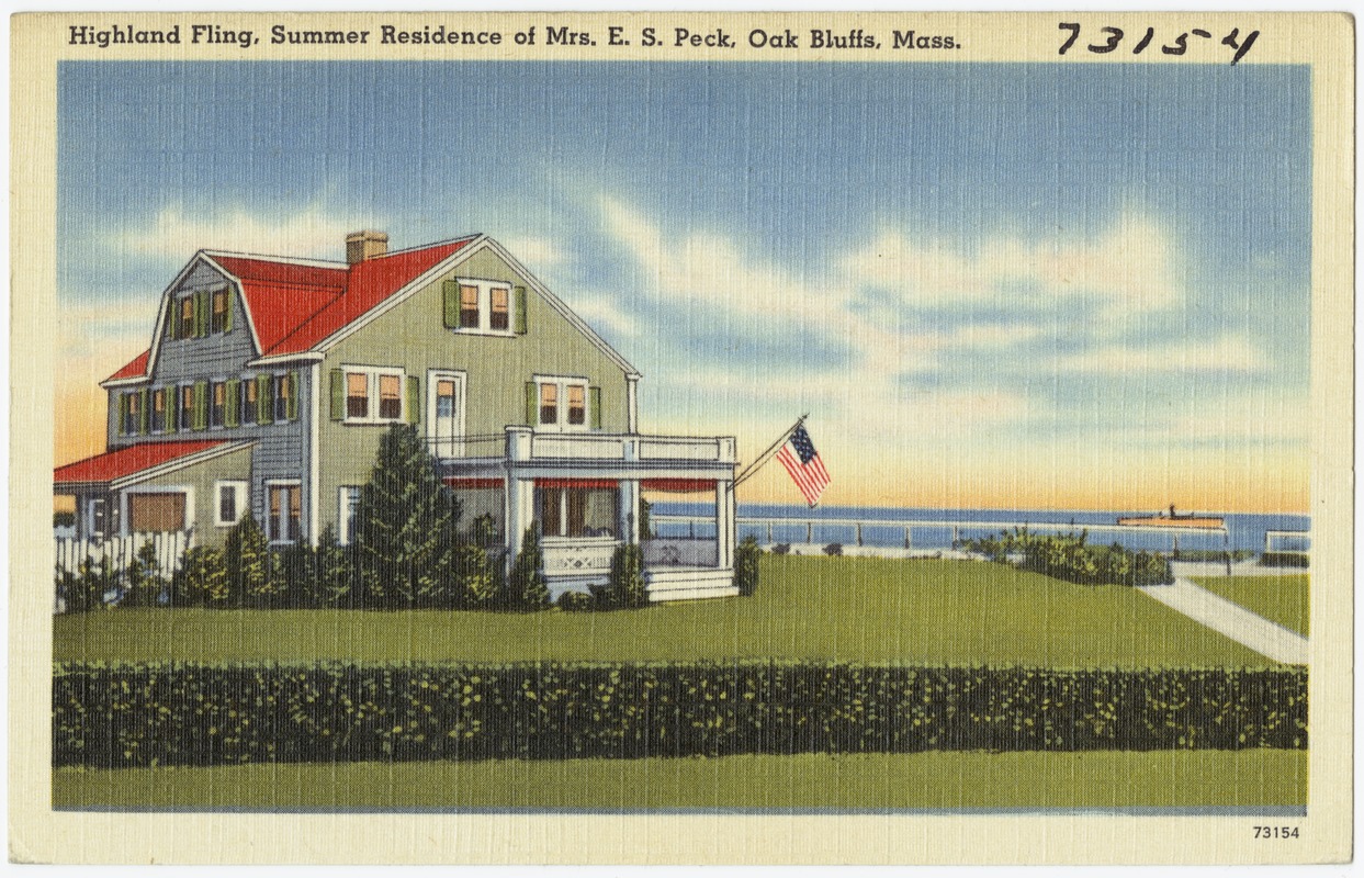 Highland Fling, summer residence of Mrs. E. S. Peck, Oak Bluffs, Mass.