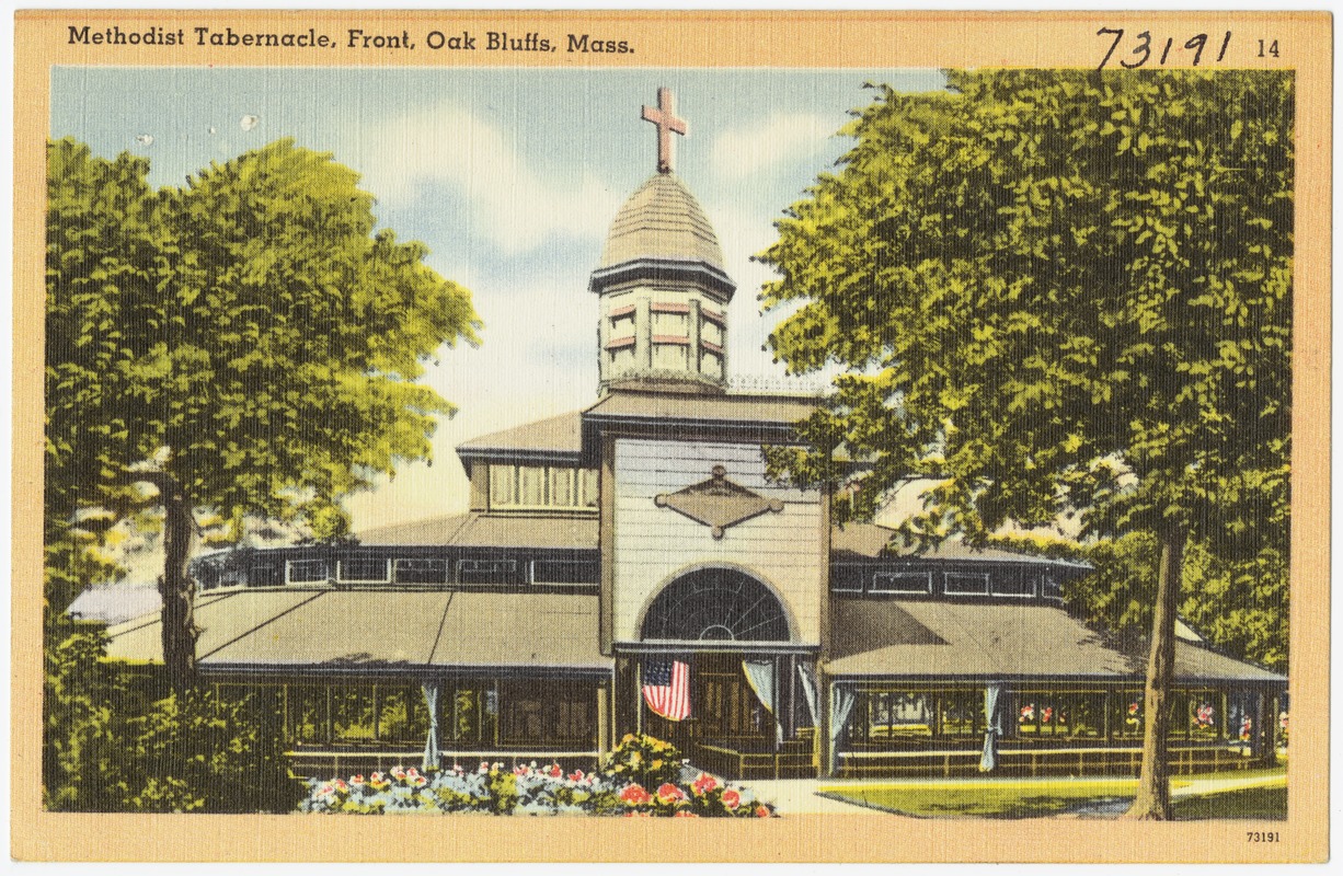 Methodist Tabernacle, front, Oak Bluffs, Mass.