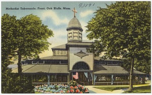 Methodist Tabernacle, front, Oak Bluffs, Mass.